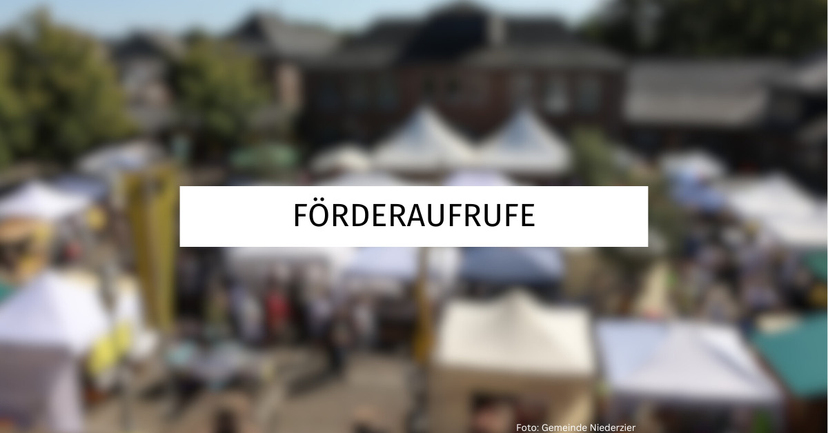 Förderaufruf: Kleinprojekte und LEADER 2026